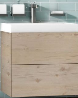 Подвесная тумба под раковину Art&Max Verona Push 70см гаскон пайн AM-Verona-Push-700-2C-SO-GP-TS